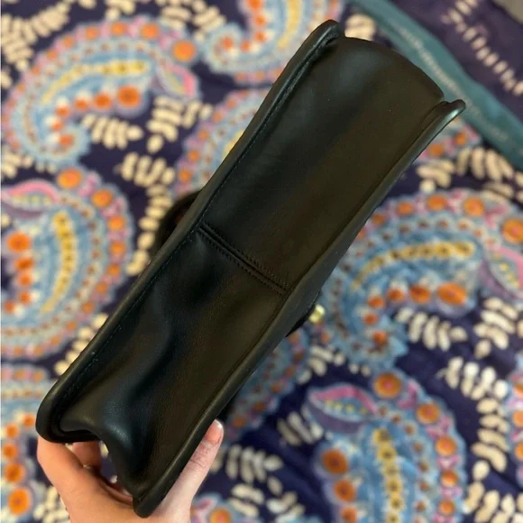 Coach Black Leather Satchel - Picture 3 of 16